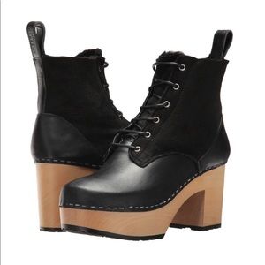 Swedish Hasbeens Hippie Lace-up Boots